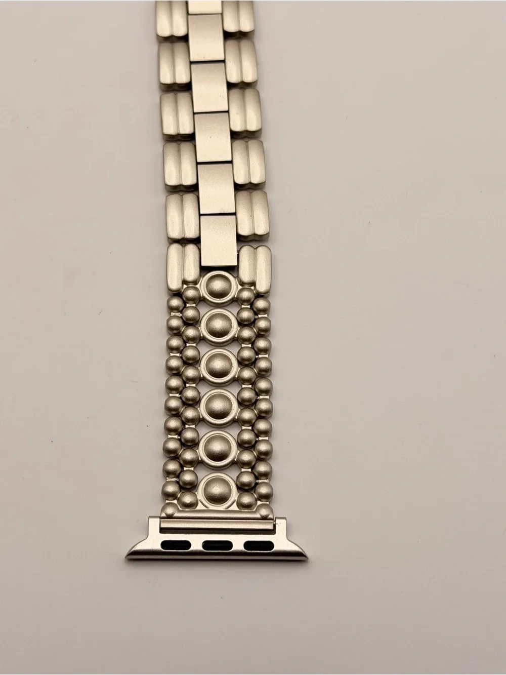 Apple Watch Matt Silver Stainless Steel Band, 42/44/46mm, New